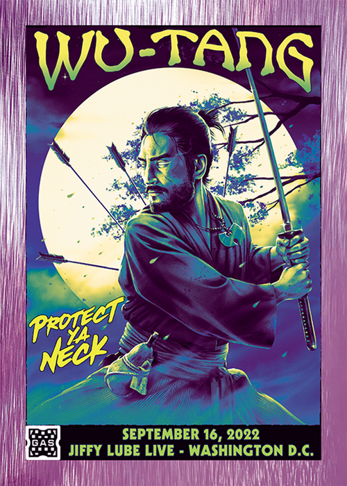 Wu Tang Clan Bristow September 16, 2022 Exclusive GAS Trading Card