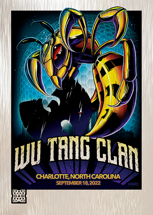 Wu Tang Clan Charlotte September 18, 2022 Exclusive GAS Trading Card