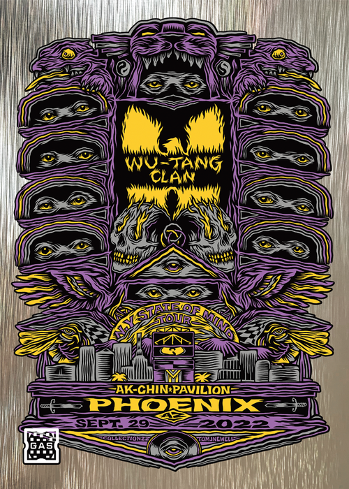 Wu Tang Clan Phoenix September 29, 2022 Exclusive GAS Trading Card